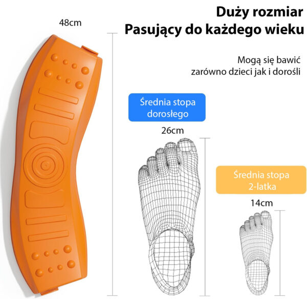 WOOPIE Równoważnia Modułowa Tor Ścieżka Sensoryczna Okrąg - 005