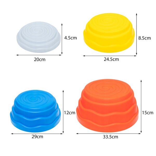 WOOPIE Kamienie Balansujące Sensoryczne Trening Równowagi 5 szt - 010