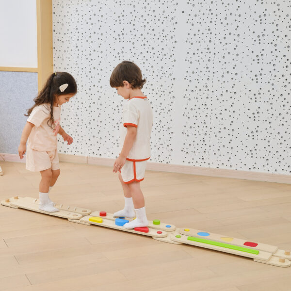 VIGA Drewniana Równoważnia Modułowa Tor Ścieżka Sensoryczna - 004