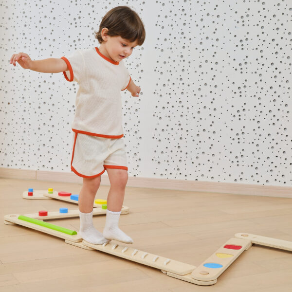 VIGA Drewniana Równoważnia Modułowa Tor Ścieżka Sensoryczna - 005