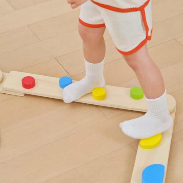 VIGA Drewniana Równoważnia Modułowa Tor Ścieżka Sensoryczna - 006