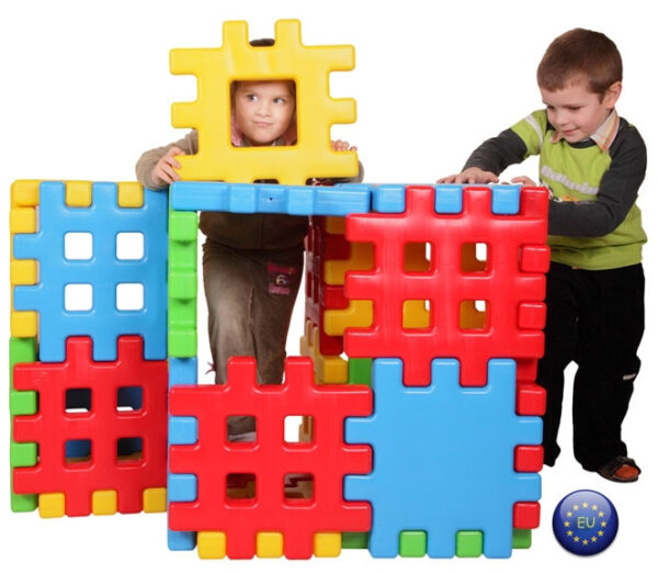 WOOPIE Klocki Edukacyjne Wafle Ogrodzenie Domek - 003