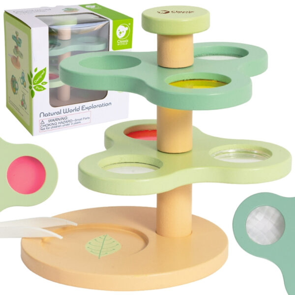 CLASSIC WORLD Mikroskop 2w1 Lupa dla Dzieci Eksploracja Świata Przyrody - 001