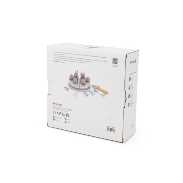 VIGA PolarB Drewniane Ciasto Tort Urodzinowy do Krojenia - 008