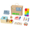 TOOKY TOY Box Pudełko XXL Montessori Edukacyjne 6w1 Sensoryczne 7-8 Mies - 005