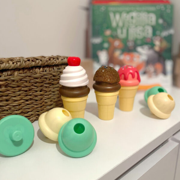 WOOPIE Zestaw do Robienia Lodów Układanka Lodziarnia 15 el. - 005