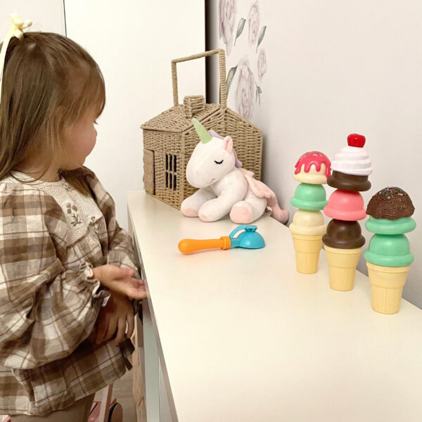 WOOPIE Zestaw do Robienia Lodów Układanka Lodziarnia 15 el. - 006