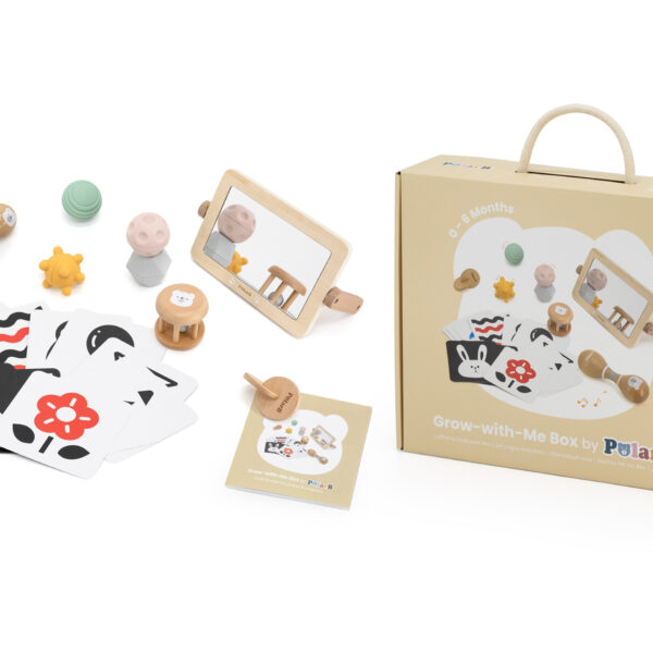 VIGA Zestaw Zabawek Edukacyjnych Pudełko Box od urodzenia do 6 miesiąca - 001