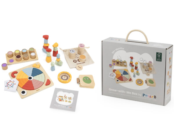 VIGA Zestaw Zabawek Edukacyjnych Pudełko Box od 36 miesiąca - 001