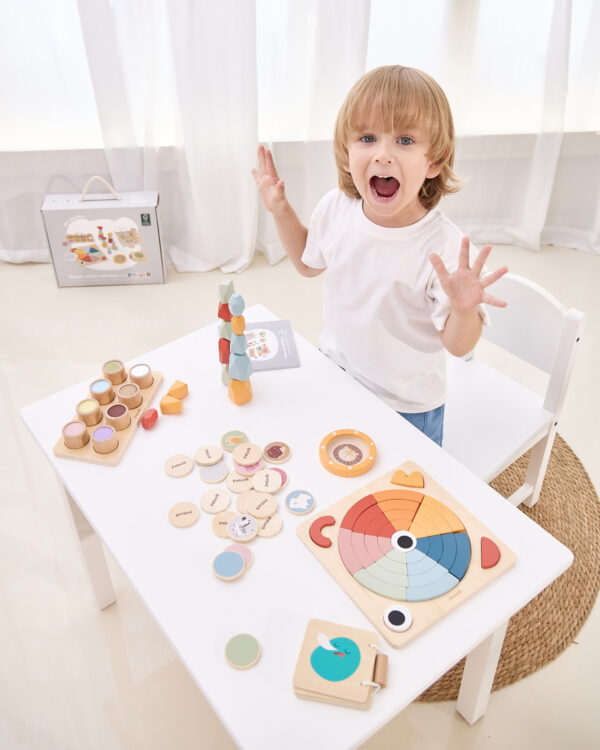 VIGA Zestaw Zabawek Edukacyjnych Pudełko Box od 36 miesiąca - 004