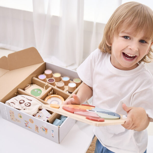 VIGA Zestaw Zabawek Edukacyjnych Pudełko Box od 36 miesiąca - 007