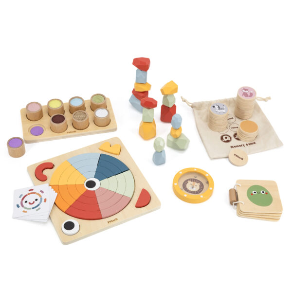 VIGA Zestaw Zabawek Edukacyjnych Pudełko Box od 36 miesiąca - 008