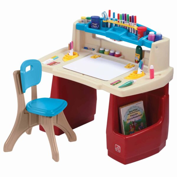 STEP2 Biurko z Krzesełkiem Kącik plastyczny edukacyjny Delux - 012