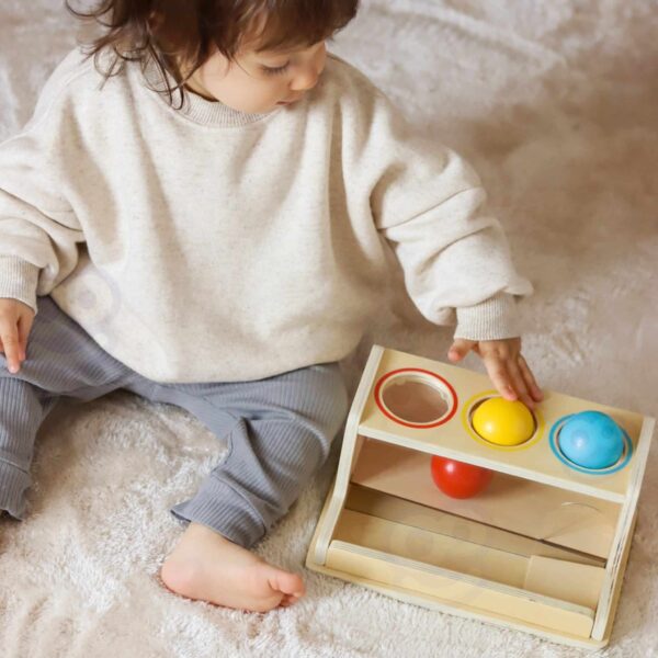 WOOPIE GREEN Pudełko Box 5w1 Montessori Edukacujny 11-12M FSC - 002