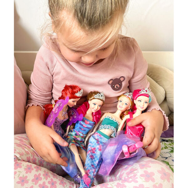 WOOPIE Zestaw 4 Magicznych Księżniczek - Box Lalek 4w1 z Akcesoriami - 007