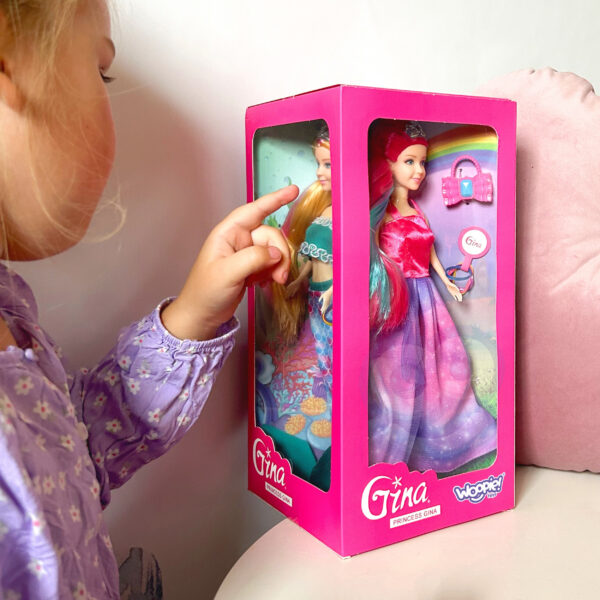 WOOPIE Zestaw 4 Magicznych Księżniczek - Box Lalek 4w1 z Akcesoriami - 008