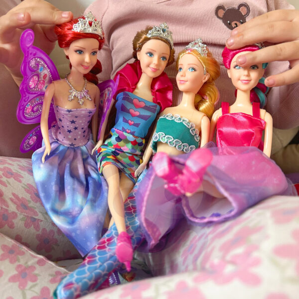 WOOPIE Zestaw 4 Magicznych Księżniczek - Box Lalek 4w1 z Akcesoriami - 009