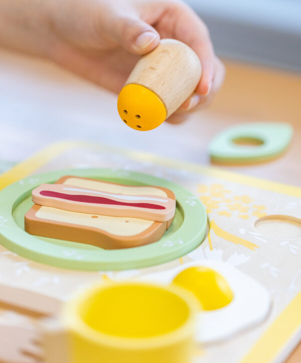 CLASSIC WORLD Drewniany Zestaw Śniadaniowy 13 el. - 016