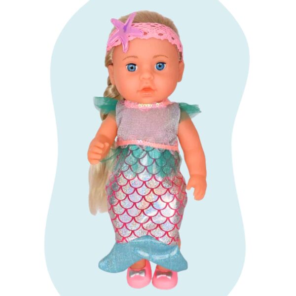 WOOPIE ROYAL Lalka Bobas 36 cm Syrenka Interaktywna Zestaw XXL Opiekunka 18w1 - 009