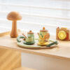 CLASSIC WORLD Drewniany Zestaw do Herbaty 14 el. - 004
