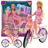 WOOPIE ROYAL Lalka Lily Rowerzystka Bobas w Foteliku Rower - 001