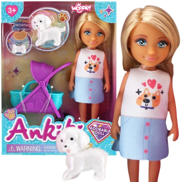 WOOPIE Laleczka z Wózkiem i Pieskiem - 001