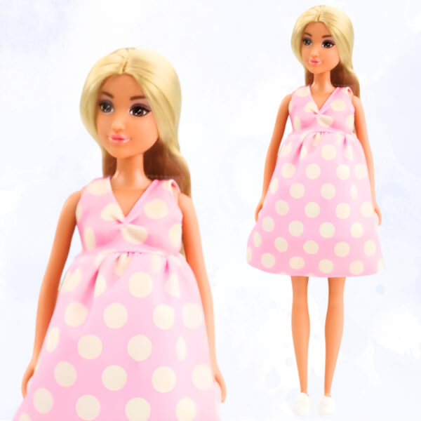 WOOPIE ROYAL Zestaw Lalek Rodzina Lily w Ciąży Tata Niemowlak Wózek Akcesoria - 002