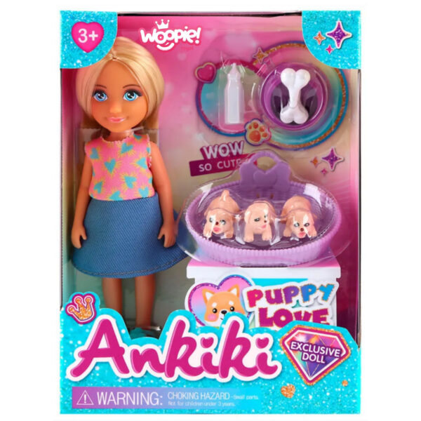 WOOPIE Zestaw Laleczka z Uroczymi Szczeniaczkami i Akcesoriami - 003
