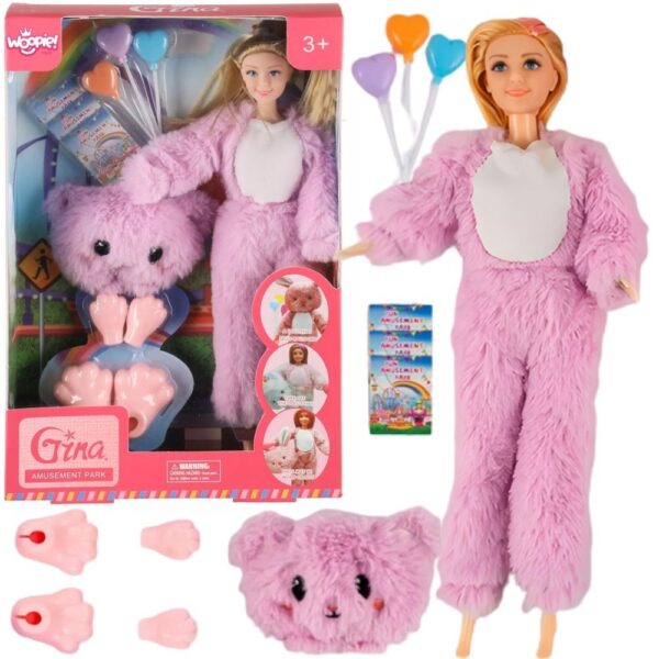 WOOPIE Lalka w Przebraniu Misia Park Rozrywki - 001