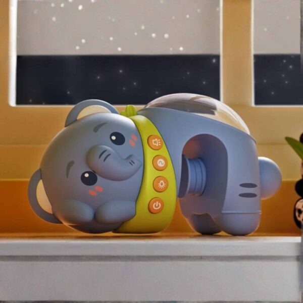 WOOPIE BABY Projektor Gwiazd Rzutnik Lampka Nocna dla Dzieci Słonik - 003