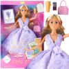 WOOPIE ROYAL Lalka Lily Długie Blond Włosy 30 cm Lawendowa Suknia Akcesoria - 001