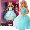 WOOPIE ROYAL Lalka Lily 30 cm Długie Blond Włosy Elegancka Turkusowa Sukienka - 001