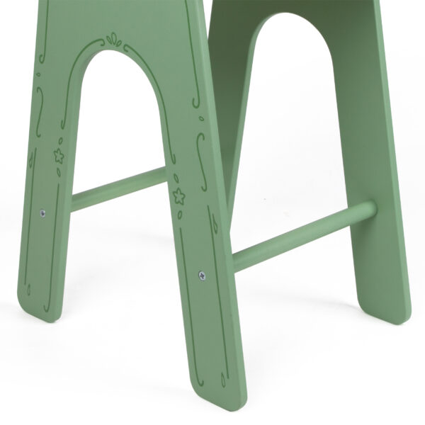 CLASSIC WORLD Drewniane Krzesełko Vintage do Karmienia dla Lalek - 005