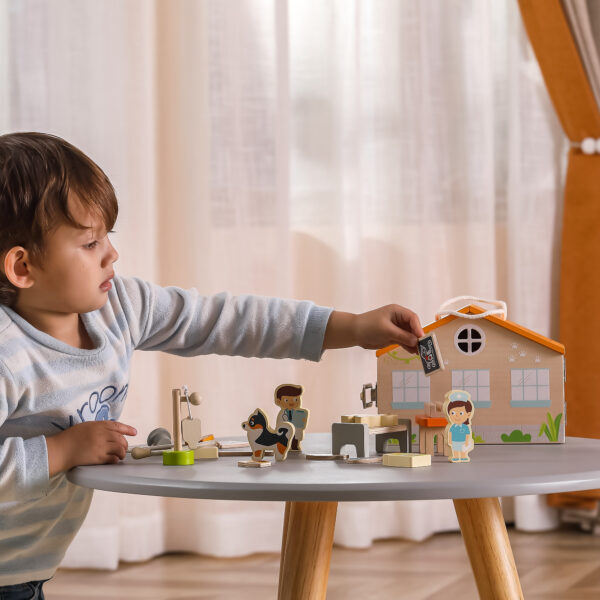 VIGA Drewniana Klinika dla zwierząt Szpital Weterynarz - 007