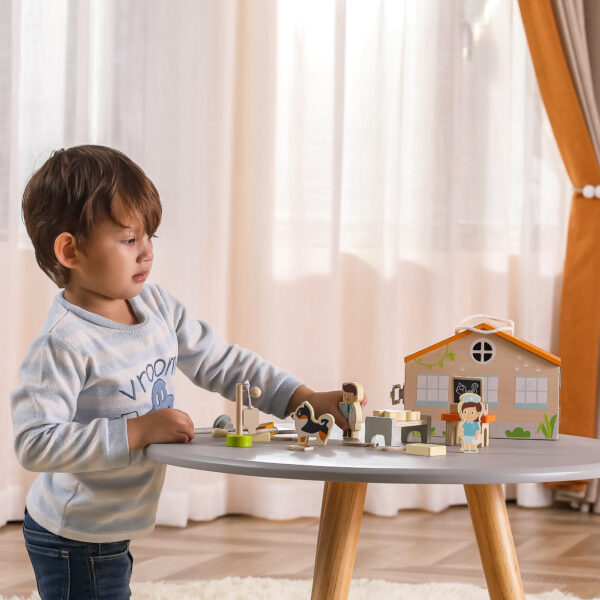 VIGA Drewniana Klinika dla zwierząt Szpital Weterynarz - 008