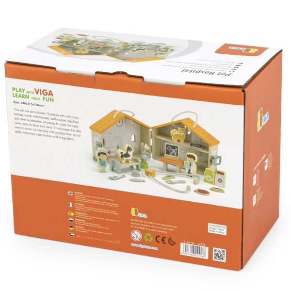 VIGA Drewniana Klinika dla zwierząt Szpital Weterynarz - 010