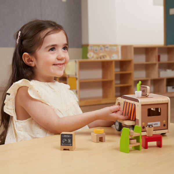 VIGA Food truck Drewniane Auto Kawiarnia Cukiernia - 006