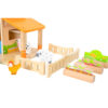 VIGA Drewniana Farma Dom Farmera Z Ogródkiem I Traktorem 21 el - 006