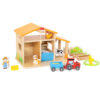 VIGA Drewniana Farma Dom Farmera Z Ogródkiem I Traktorem 21 el - 011