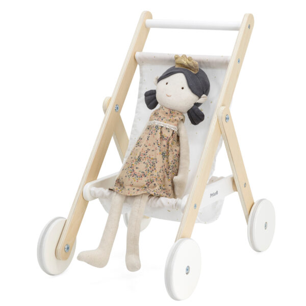 VIGA PolarB Drewniany Wózek dla Lalek - 006