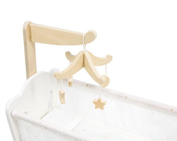 VIGA PolarB Kołyska Drewniana dla Lalek Łóżeczko - 008