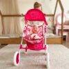 WOOPIE ROYAL Wózek dla Lalek Spacerówka w Kwiaty - 004