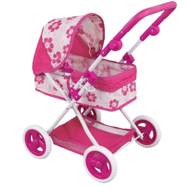 WOOPIE ROYAL Wózek dla Lalek Głęboki Regulowana Rączka - 001