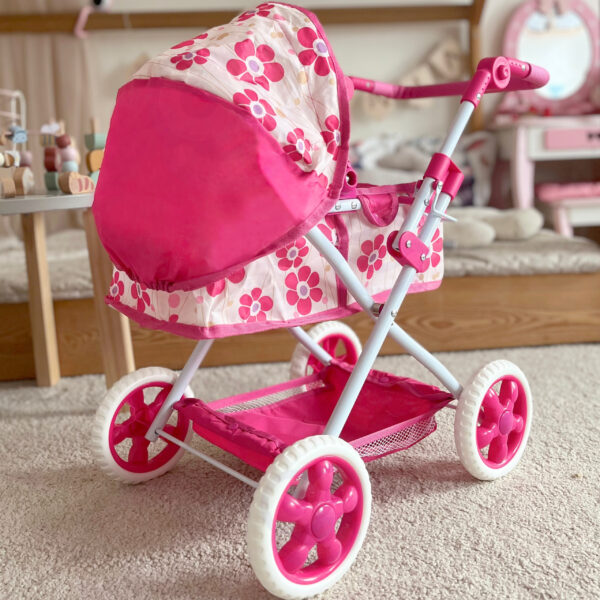 WOOPIE ROYAL Wózek dla Lalek Głęboki Regulowana Rączka - 003