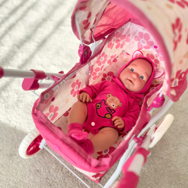WOOPIE ROYAL Wózek dla Lalek Głęboki Regulowana Rączka - 004