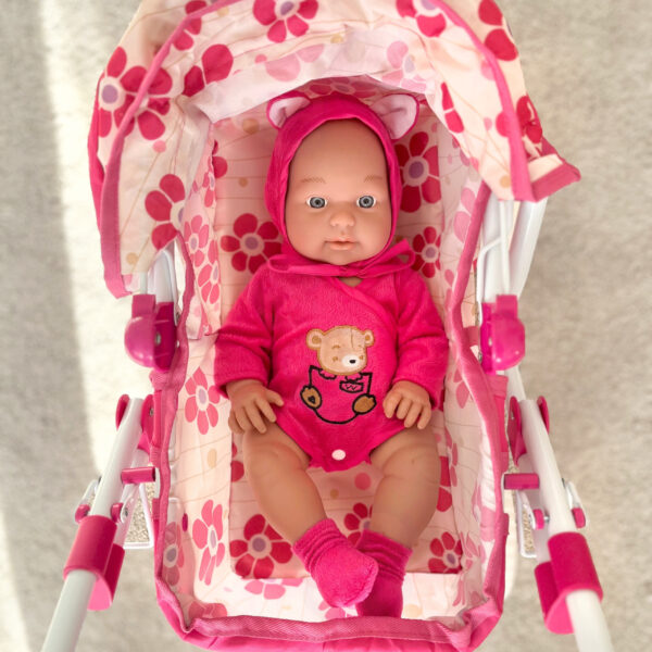 WOOPIE ROYAL Wózek dla Lalek Głęboki Regulowana Rączka - 006