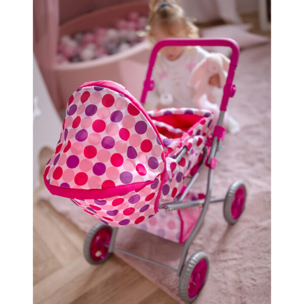 WOOPIE ROYAL Wózek dla Lalek Głęboki Spacerówka 3w1 Nosidełko - 006