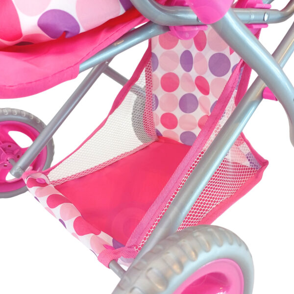 WOOPIE ROYAL Wózek dla Lalek Głęboki Spacerówka 3w1 Nosidełko - 009