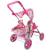 WOOPIE ROYAL Spacerówka Wózek dla Lalek Serca Kolorowe - 013