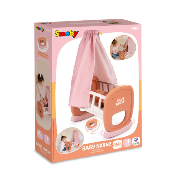 Smoby Baby Nurse Kołyska z Baldachimem - 008